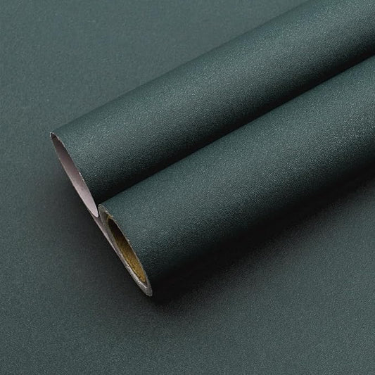 Yancorp 16"x120" Matte Emrald Green Peel and Stick Wallpaper Removable Contact by YancorpHomeDecor