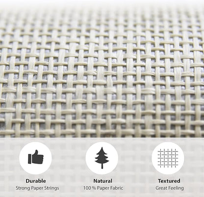 Ansehan Wallcovering W711 Terraces Collection 36" W x 8 Yard L, Natural Paper - Image 5