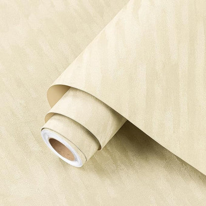 ReWallpaper Beige Velvet Wallpaper Peel and Stick Luxury Soft Velvet Flocked - Image 8