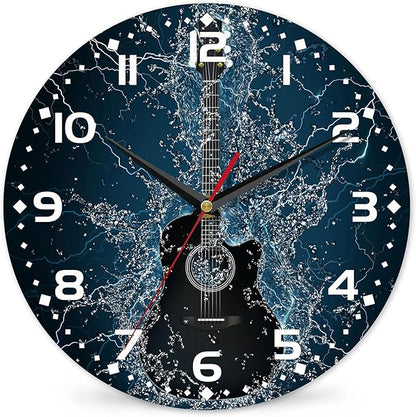 Electric Guitar Wall Clock by DEMACYA