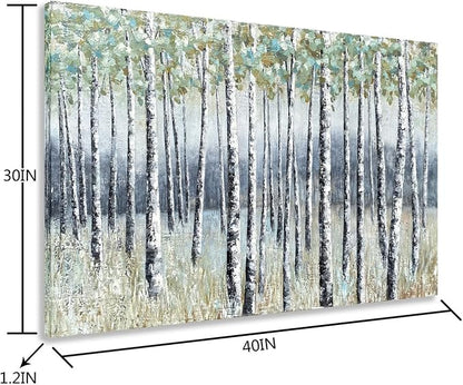 Yihui Arts Aspen Tree Paintings - Image 2