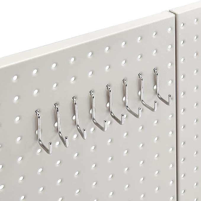 Amazon Basics Rectangular Metal Pegboard Wall Organizer, Tool Storage - Image 6
