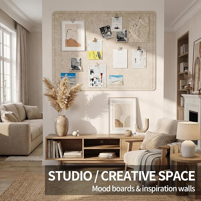 Large Felt Bulletin Board for Wall, Soft Felt Cork Board for Office, Home - Image 8