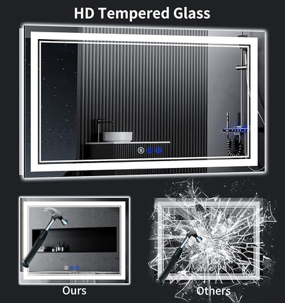 60"x28" LED Bathroom Mirror - Image 7