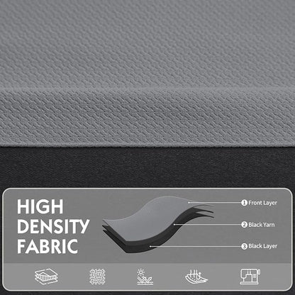 FMFUNCTEX 100% Dark Grey Blackout Curtains - Image 4