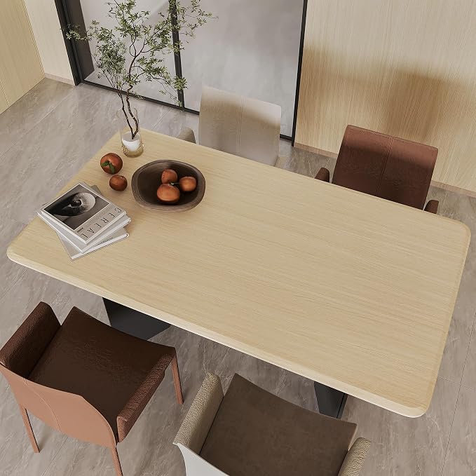 BOMENG White Oak Wood Contact Paper Peel and Stick Light Oak Wallpaper - Image 4