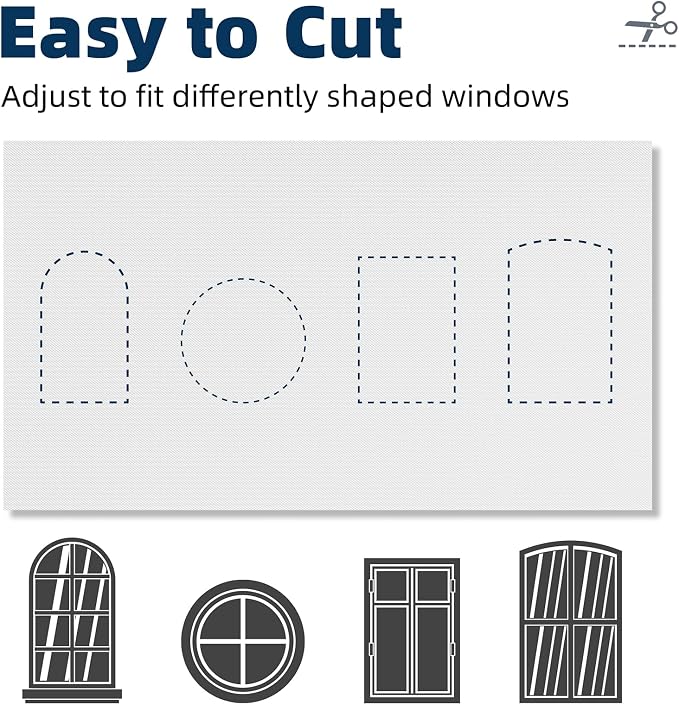 NIGHTON Portable Blackout Curtains 40"×59", Strong Hook and Loop Tape Strips - Image 5