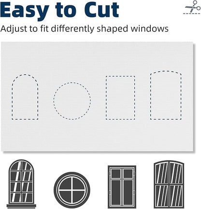 NIGHTON Portable Blackout Curtains 100"×59", Strong Hook and Loop Tape Strips - Image 5