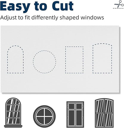 NIGHTON Portable Blackout Curtains 120"×59", Strong Hook and Loop Tape Strips - Image 5