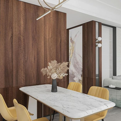Walnut Wood Grain Contact Paper Peel and Stick Wood Wallpaper Removable - Image 9