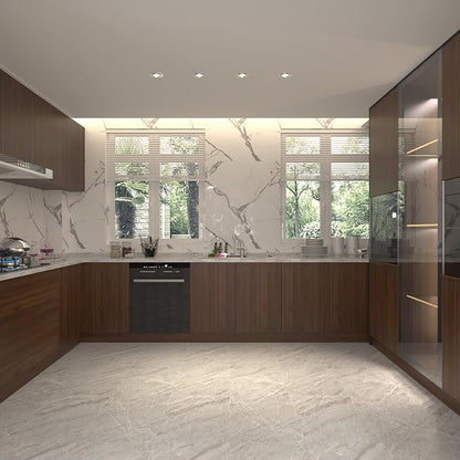 BOMENG Large Walnut Wood Wallpaper Peel and Stick Matte 48"x118" Dark Brown - Image 6