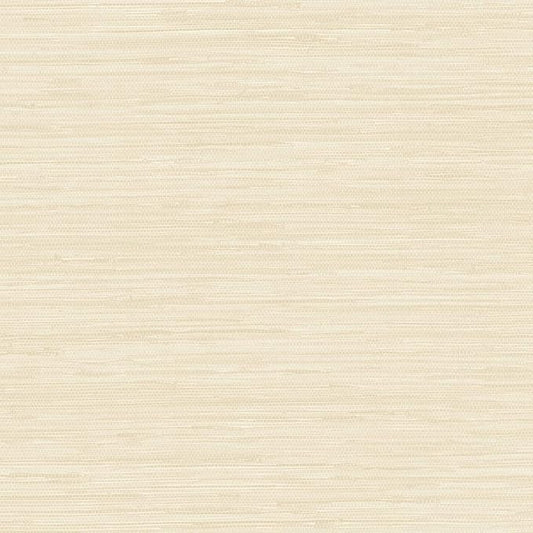 Grasscloth Wallpaper in Cream by Norwall