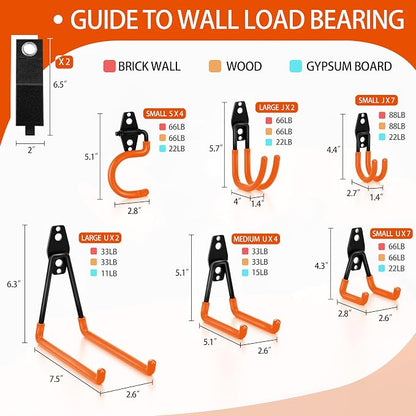 28 Pack Garage Hooks Heavy Duty - Image 2
