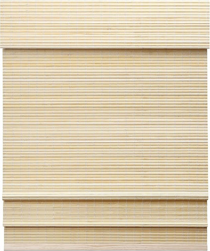 LazBlinds Cordless Bamboo Roman Shades, Privacy Window Treatment, Roll Up by LazBlinds