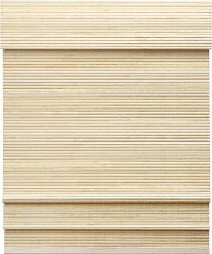 LazBlinds Cordless Bamboo Roman Shades, Privacy Window Treatment, Roll Up by LazBlinds