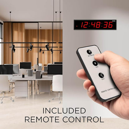 Ivation Oversized Large Digital Wall Clock - Image 5