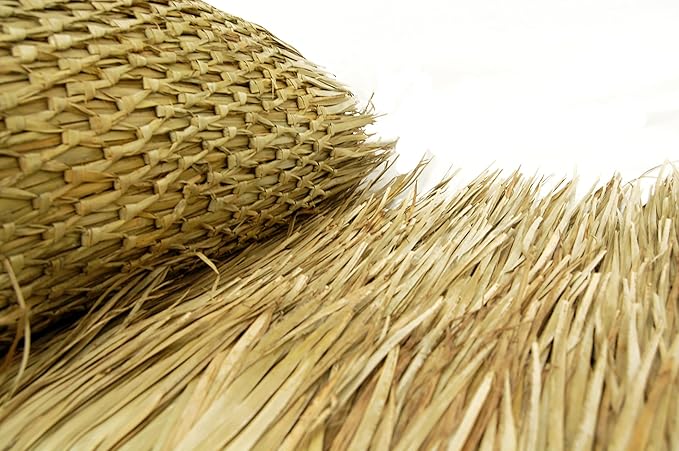 Forever Bamboo Mexican Palm Thatch Roof Runner Roll Duck Blind Grass Tiki Hut - Image 3