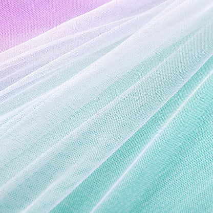 XiDi Pink Green Curtains 108 Inches Long, Unicorn Wall Decals - Image 9