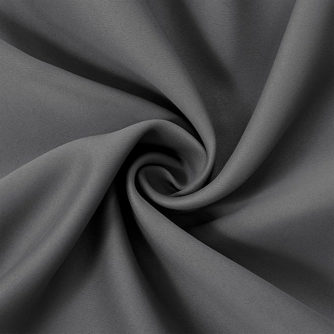 LEMOMO Frost Grey Thermal Blackout Curtains/38 x 63 Inch/Set of 2 Panels Room - Image 5