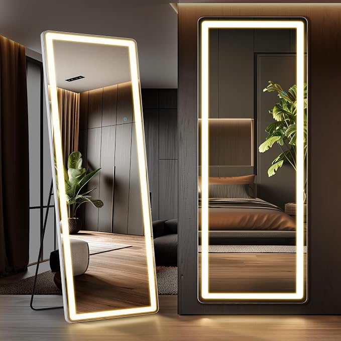 DUMOS 26"×71" LED Full Length Mirror by DumosLifestyle