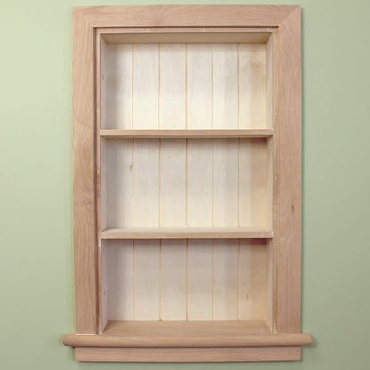 14x24 Aiden Recessed Wall Niche Medicine Cabinet Replacement, in The Wall - Image 6