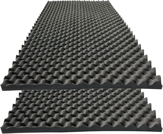 2 PCS Acoustic Panels, High Density Fireproof Noise Cancelling Foam Studio Foam by KTOESHEO