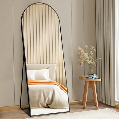 DUMOS 56"x15" Arched Full Length Floor Mirror, Full Body Mirror - Image 6