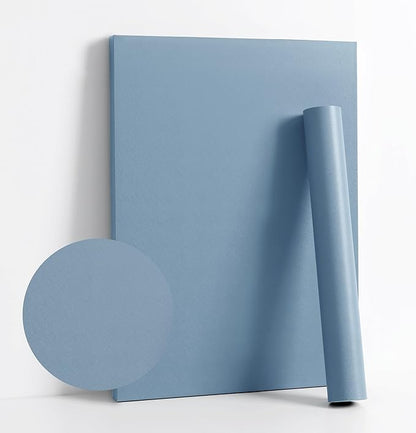 Dimoon 78.7''x17.7'' Blue Peel and Stick Wallpaper Contact Paper Modern Self by DIYYOURMOON