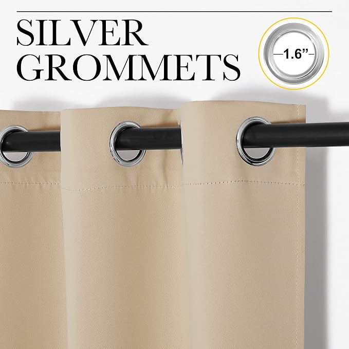 NICETOWN Door Screen Cover for Air Conditioner Room, Insulated Faux Accordion - Image 5