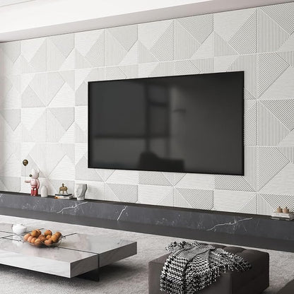 WOWSTAR 12-Pack 3D Wall Panels 19.7" x 19.7", Modern Wall Covering - Image 5