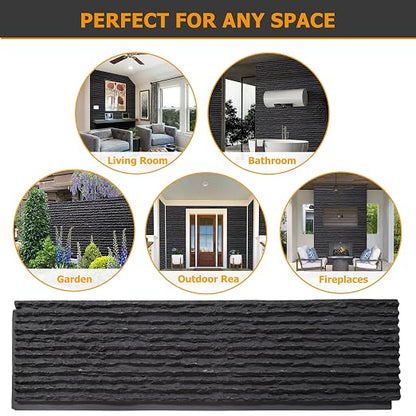 ROOMTEC 1-Pack Faux Stone Wall Covering Panels - Image 5