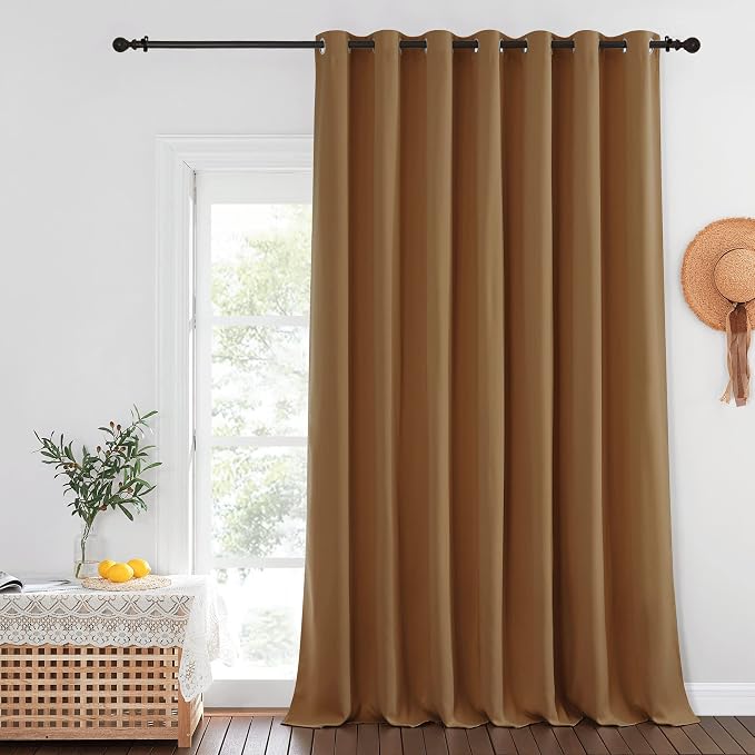 NICETOWN Gold Brown Blackout Curtains by NICETOWN