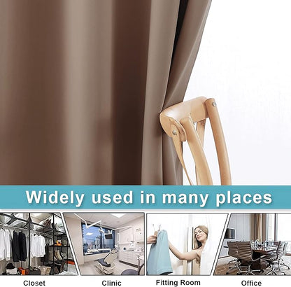RYB HOME Blackout Curtains Soundproof Energy Saving Insulating Privacy Room - Image 5
