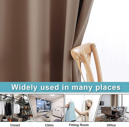 RYB HOME Privacy Curtain for Sliding Glass Door, Light Block Noise Reduce - Image 5