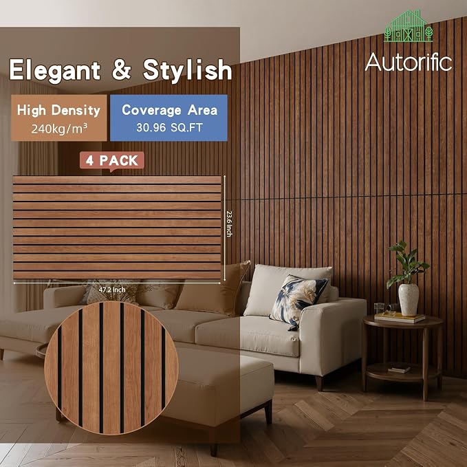 4 Pack Acoustic Panels Sound Absorbing, 47.2”x23.6” Sound Dampening Panels - Image 3