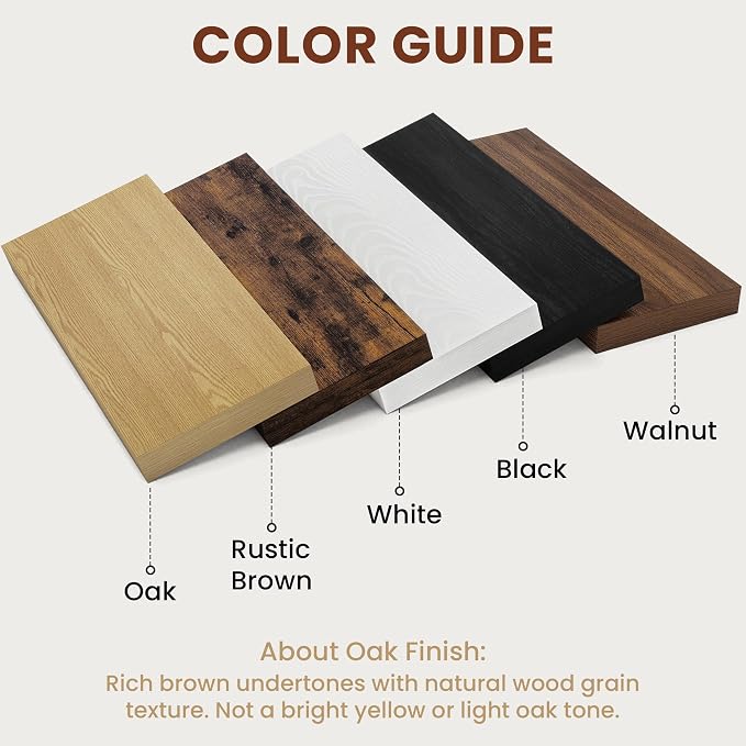 Vivelove 2" Thick Floating Shelves - Image 5