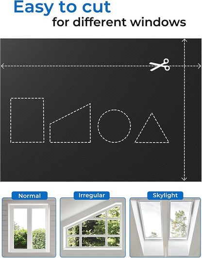 Sumobaby Blackout Curtains for Bedroom Portable 39"x36", No Drill Blackout - Image 5
