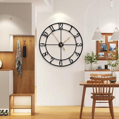 LEIKE 40 Inch Extra Large Wall Clock, Decorative Oversized Arabic Numerals - Image 5
