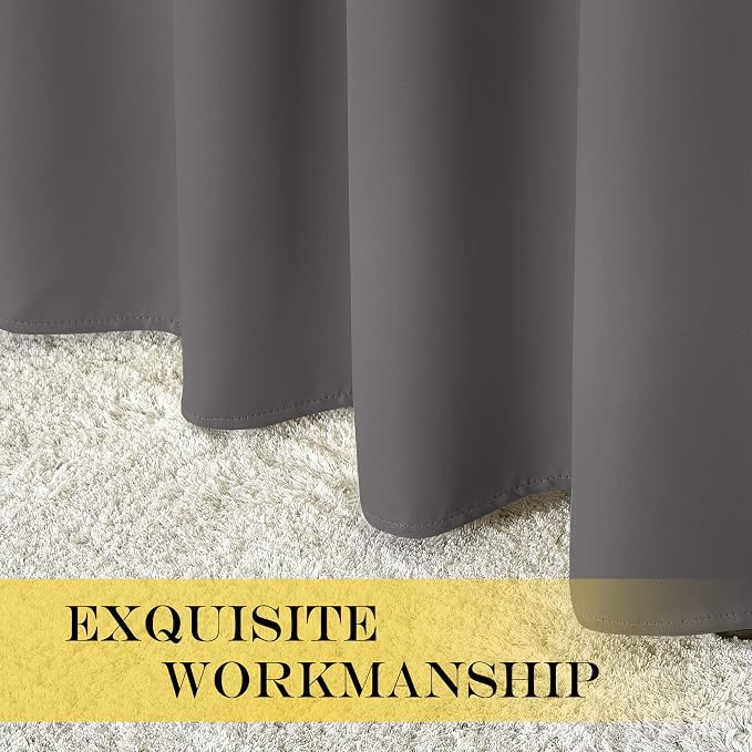 NICETOWN Blackout Doorway Curtain 90 inch Length - Image 6