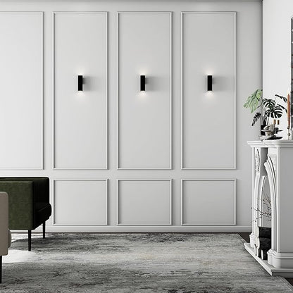 Pangda Peel and Stick Wall Molding Kit, 3D Premade Accent Molding Wainscoting - Image 3
