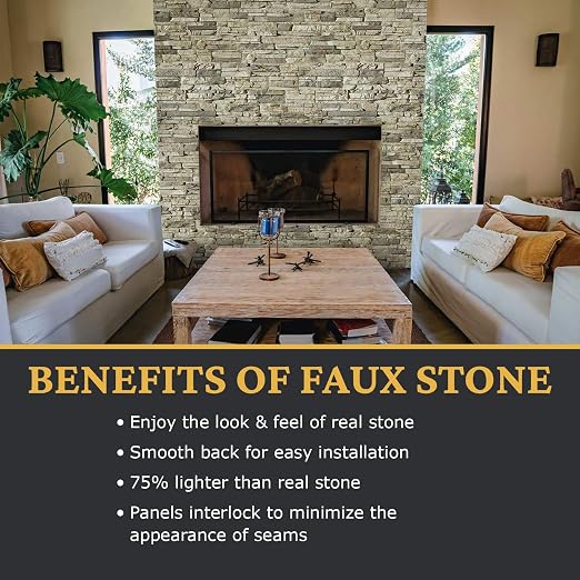 AZ Faux High-Density Polyurethane Faux Stone Flush Outside Corner - Image 4