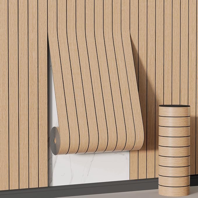 Arthome Peel and Stick Slat Wall Panels 15.7 "x240, Self-Adhesive PVC Wood by ArthomeWALLDECOR