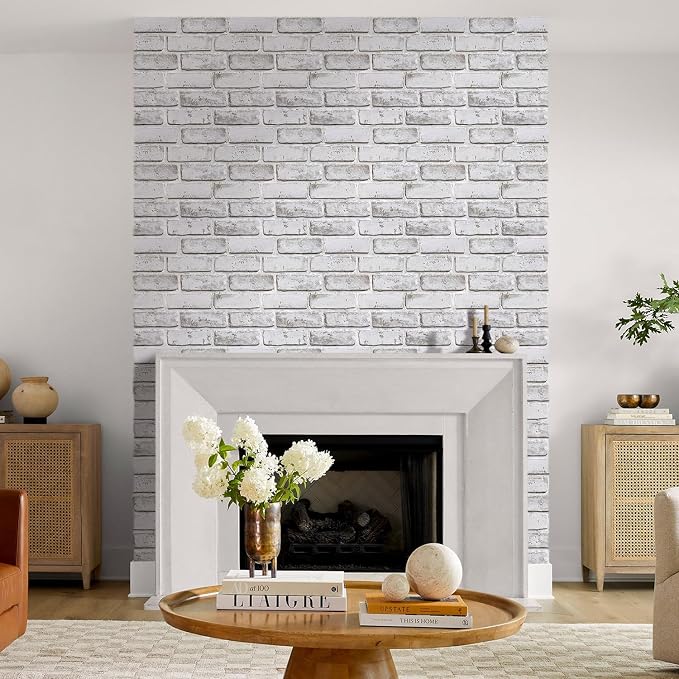 COMSTICKC 3D Faux Brick Wall Panel Peel and Stick, Small Size, Ultra-Light PVC - Image 8