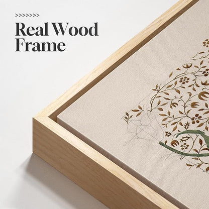 Framed William Morris Canvas Wall Art - Image 6