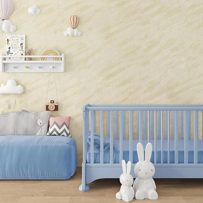 ReWallpaper Beige Velvet Wallpaper Peel and Stick Luxury Soft Velvet Flocked - Image 3