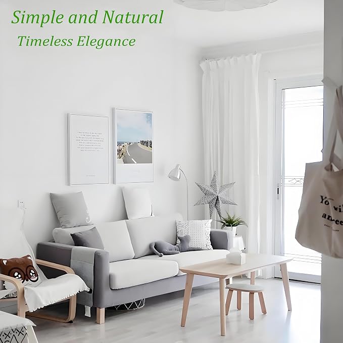 Safiyya 118"x17.7" Peel and Stick Wallpaper White Contact Paper Waterpoof Self - Image 3