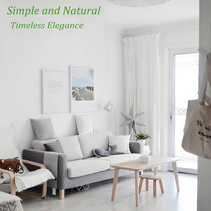 Safiyya 197"x17.7" White Peel and Stick Wallpaper Contact Paper Waterpoof - Image 3