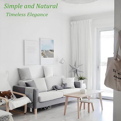 Safiyya 314.9"x17.7" Peel and Stick Wallpaper White Contact Paper Solid Color - Image 5