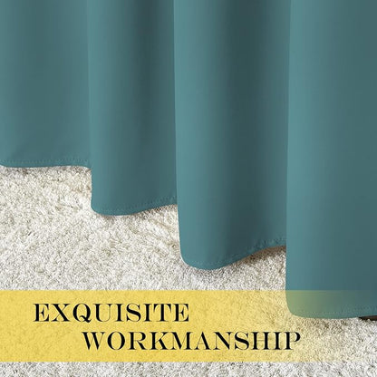 NICETOWN Sliding Door Window Treatment Blackout Patio Door Curtain Panels - Image 5