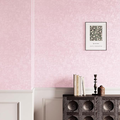 Abyssaly Pink Peel and Stick Wallpaper - Image 3